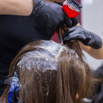 rout touch-up at Diva Hair Salon